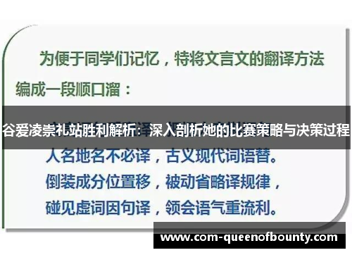 谷爱凌崇礼站胜利解析：深入剖析她的比赛策略与决策过程